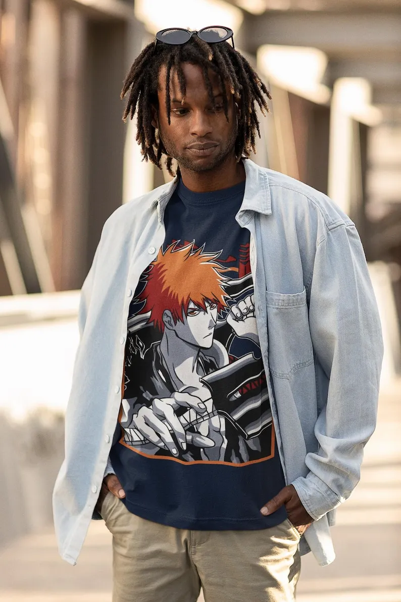 Футболка унисекс Soul Reaper Legend-японское аниме Graphic одежда вдохновленная мангой