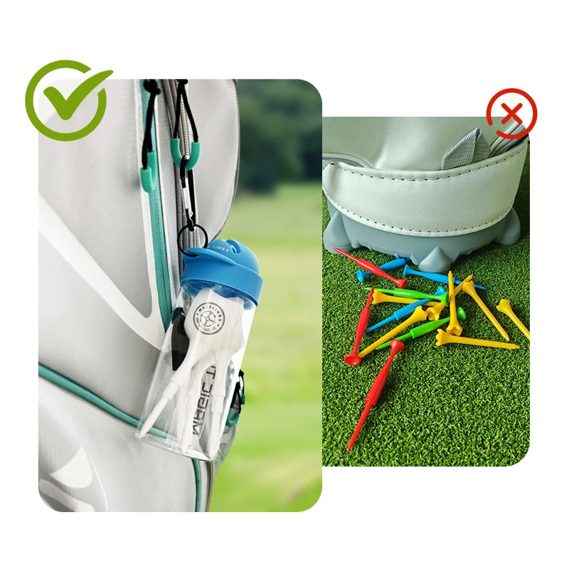 1 бутылка для гольфа с крючком пластиковая портативная сокровищ поставляется