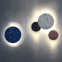 Indoor Nordic Decorative LED Wall Lamp Modern Luxury Bedroom Terrazon Stone Home Aisle Porch Bedside Living Room Simple Lighting