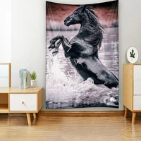 animal horse wall hanging tapestry art maxima decoration blanket eight horses figure curtain bedroom living room decoration