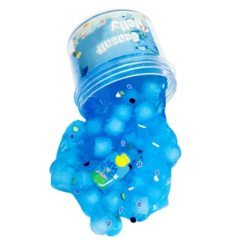 Желейный куб хрустящая не липкая глина бриллиантовый игрушка для снятия стресса