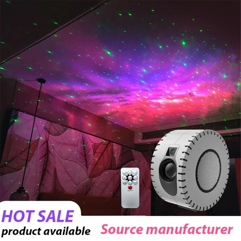 

Star Galaxy Projector LED Lights Room Decor Tarry Sky Night Lamp -Speaker Birthday Party Wedding Decoration