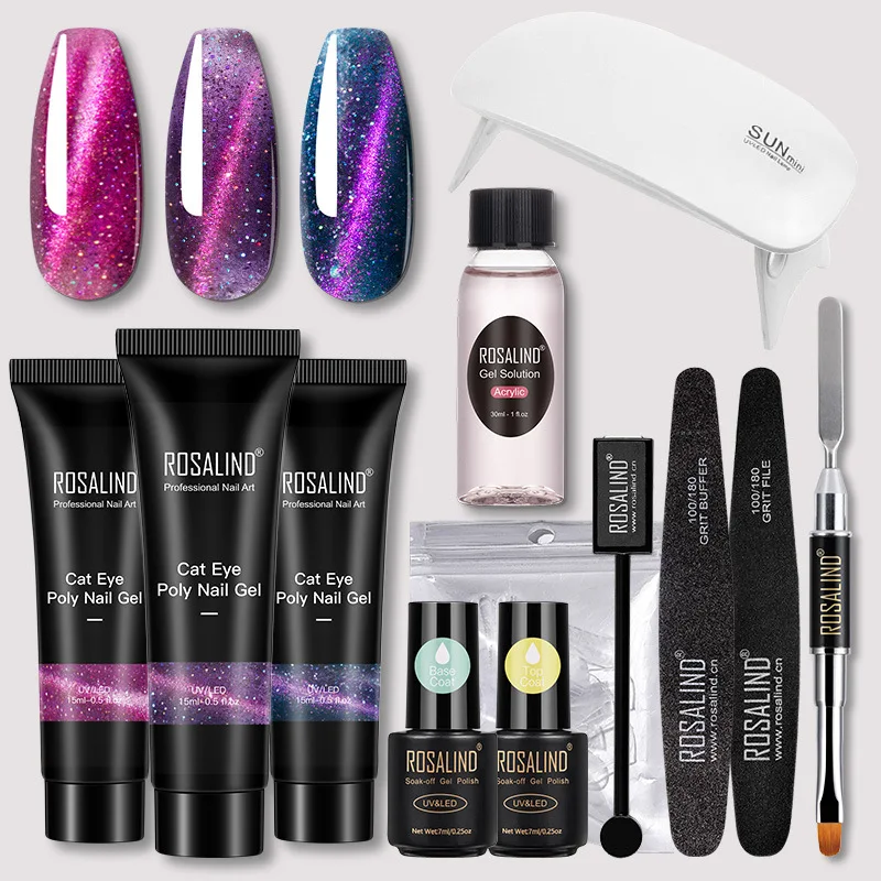

15ML Quick-drying Nail Extender Painless Sequin Hybrid Acrylic Acid UV Nail Gel DIY Nail Art Extension Glue Easy To Clean