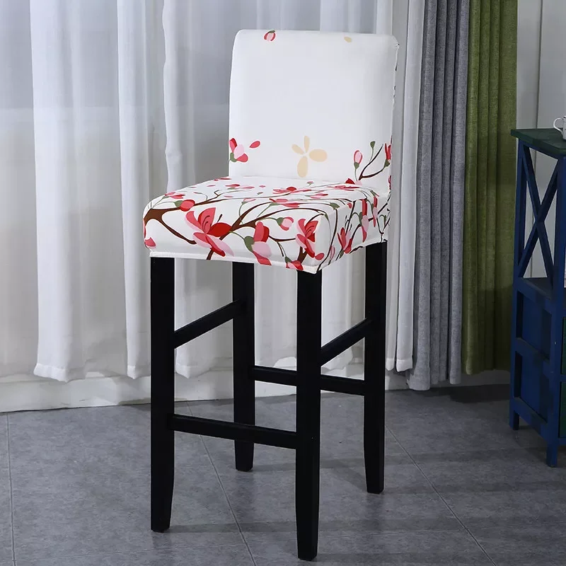 

Spandex Chair Cover Flower Seat Covers for Bar Stool Chairs Slipcover Home Hotel Banquet Dining Chair Decoration 1/2/4/6pieces