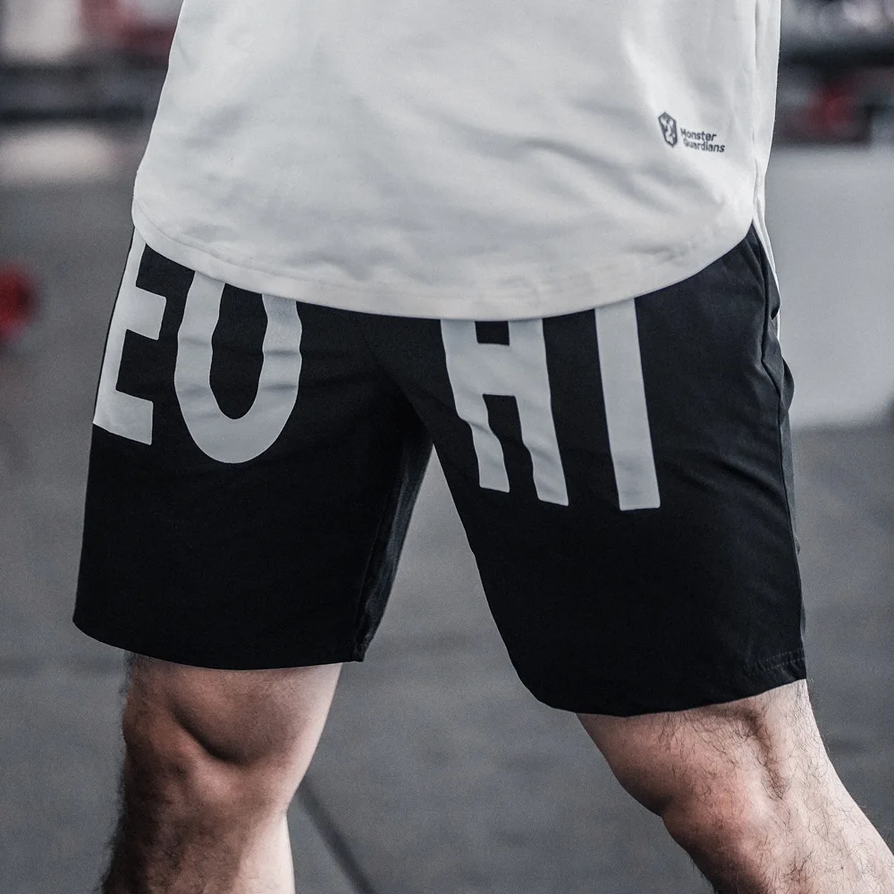 

Шорты мужские быстросохнущие, дышащие эластичные для спортивного зала, фитнеса, баскетбола, тренировок, повседневные пляжные штаны, на лето