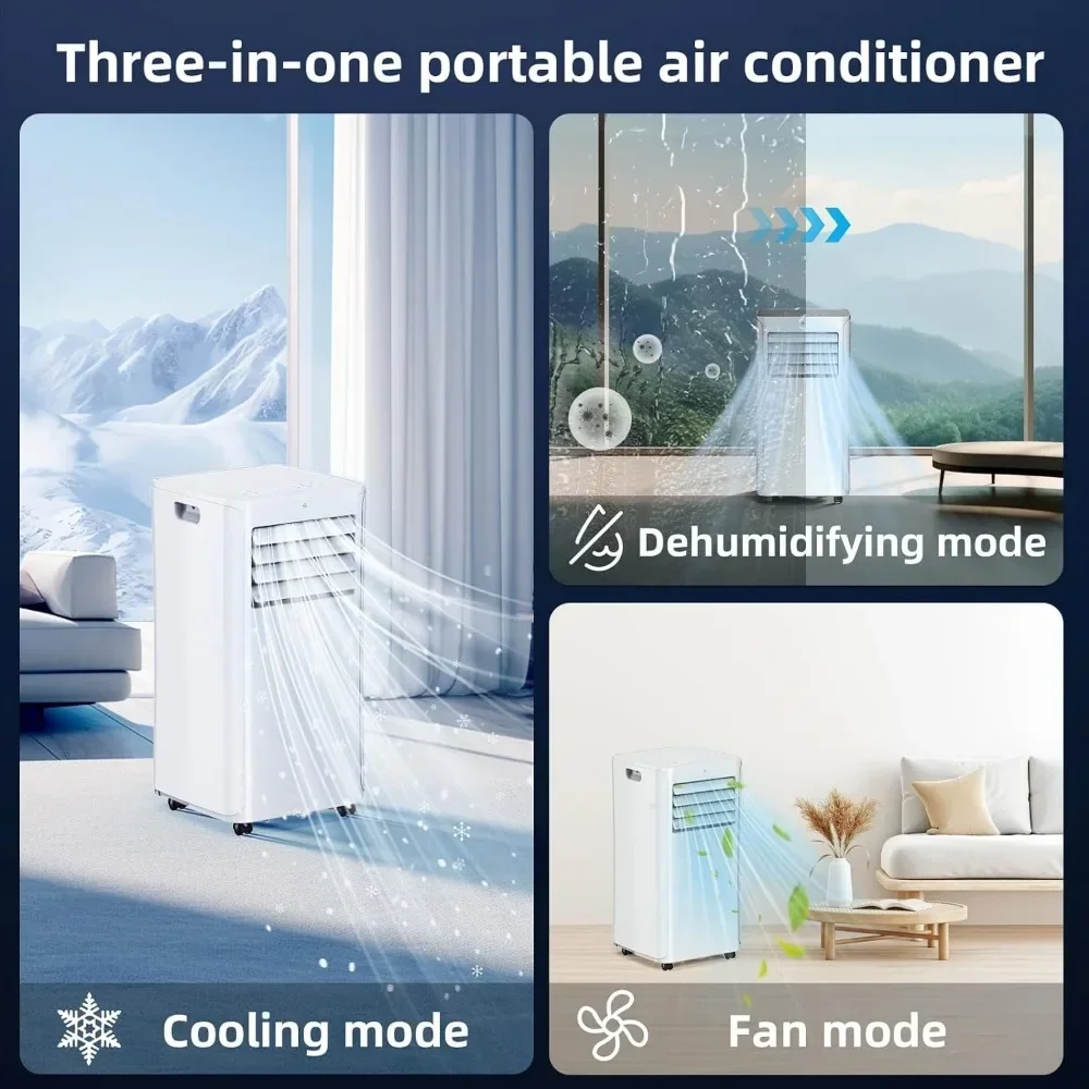 Для портативного кондиционера 12000btu может охлаждать до 550 квадратных футов пульт