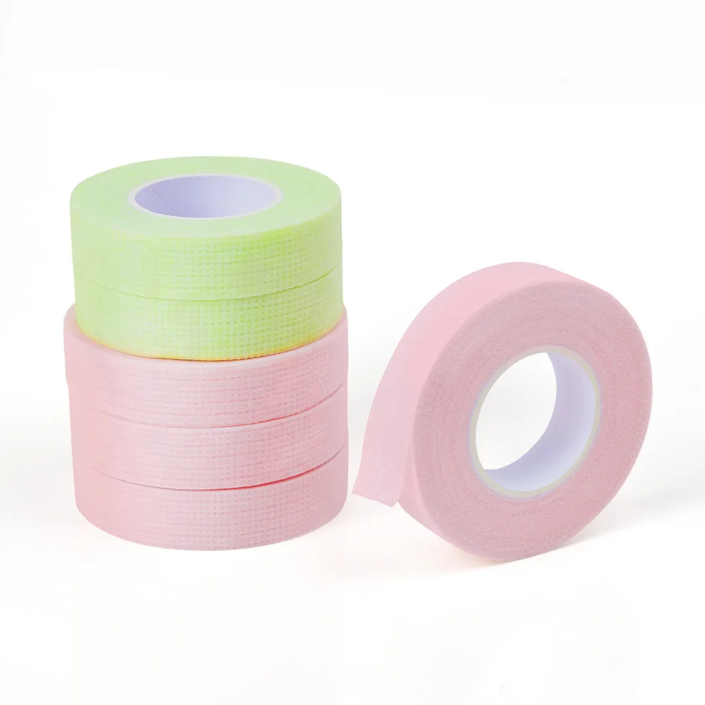 

5 pcs Non-woven grafted eyelash tape with holes breathable comfortable sensitive resistant eye pad Eyelash extension tools