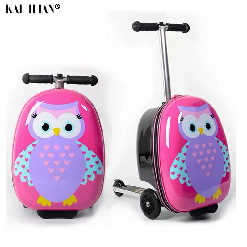 For Children's Travel Suitcase On Wheels Baby Luggag