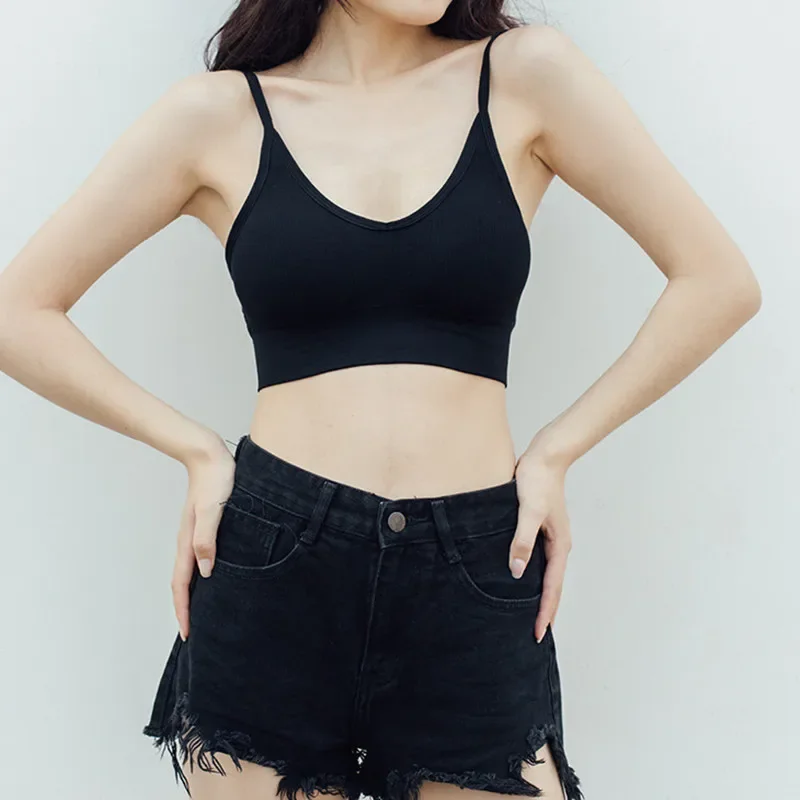 Женские сексуальные укороченные топы бюстгальтер топ-труба женская уличная