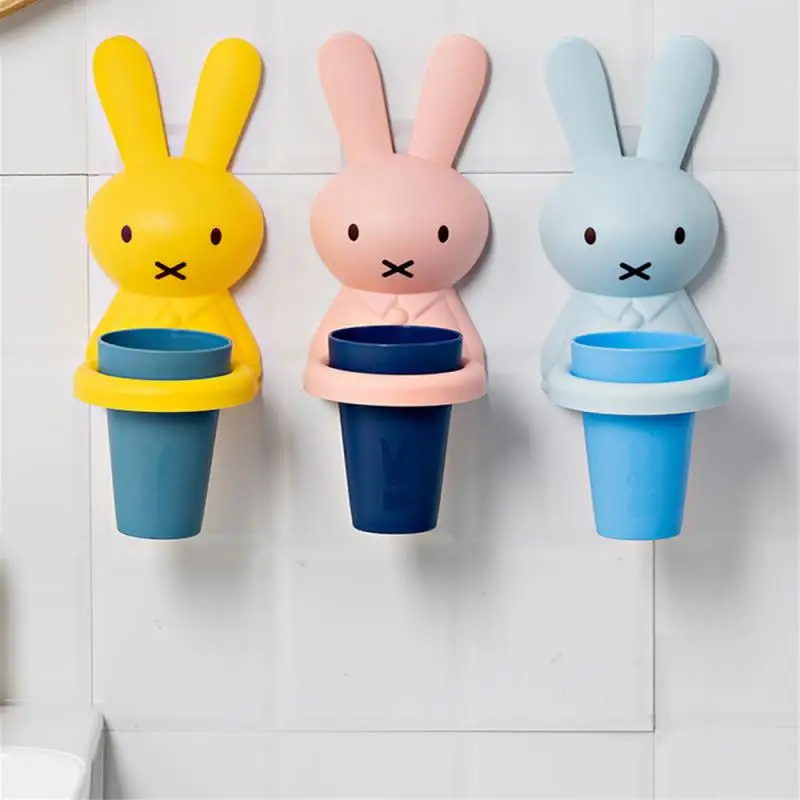 

Smooth Edges And Corners Without Burrs Washing Cup Set For Boys And Girls Non Marking Adhesive With Strong Load-bearing Capacity
