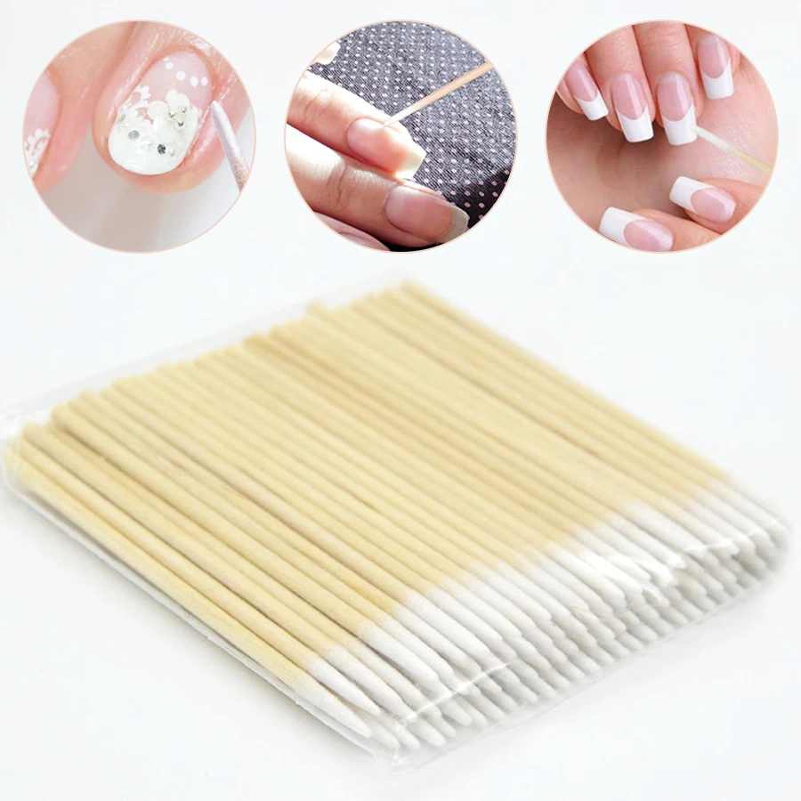 1/2/3/4/5/6 шт./упаковка тонкие ватные палочки