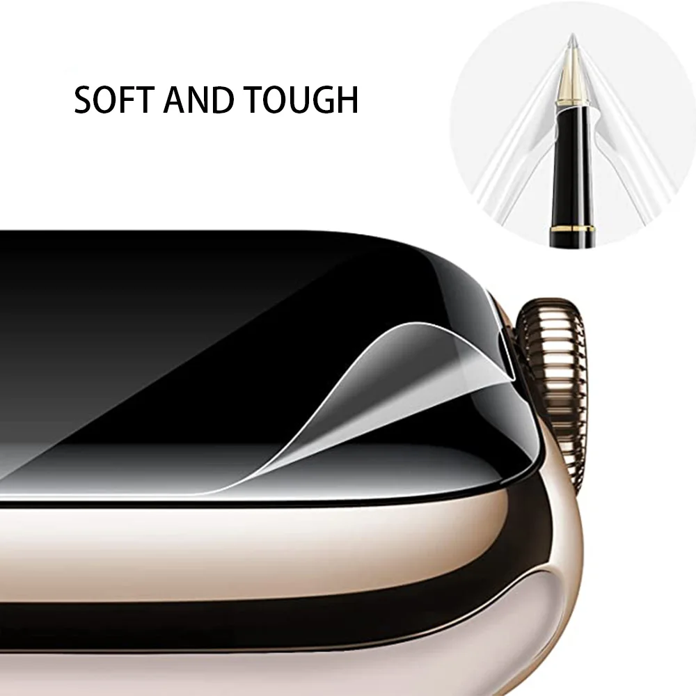 Screen Protector for Apple Watch Film Ultra 8 7 6 SE 5 4 3 45mm 41mm 40 44mm 49mm 38 42mm Flexible Soft iWatch iWatch Protector