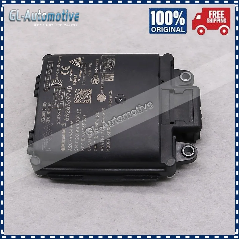 

68263397AD Blind Spot Radar Side Obstacle Warning Sensor For 2019-2021 RAM 1500 2019-2021 RAM 2500 2019-2021 RAM 3500