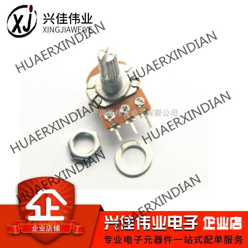 

10PCS Brand New Original Wh148 B 1K 2K 5K 10K 20K 50K 100K 250K 500K 1M Single Connection Potentiometer In Stock