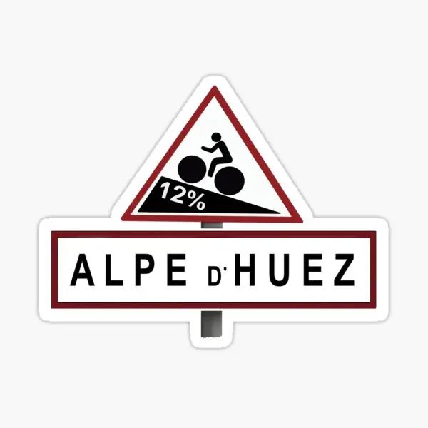 

Дорожный знак Alpe D Huez, наклейки на машину для езды на велосипеде, 5 шт., наклейки для гостиной, бутылки для воды на мотоцикл, для ноутбука, дома, стены, милый мультяшный Забавный