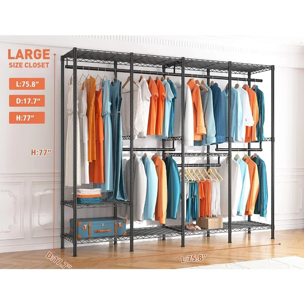 Вешалка для одежды вешалка весом 1100 фунтов сверхпрочная с 5 подвесными стержнями