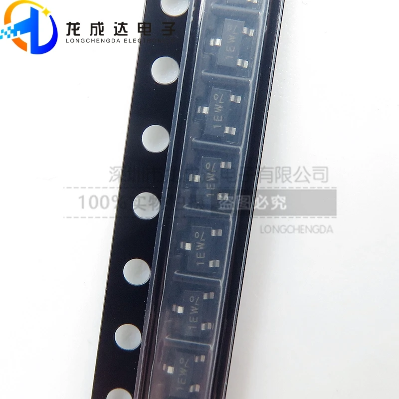 

30pcs original new BC847A, 215 screen printing 1EW SOT-23 45V/100mA triode