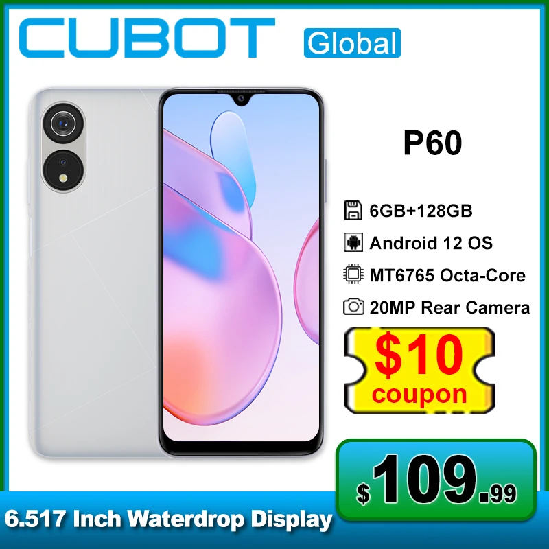 Cubot P60 Smartphone 6.517