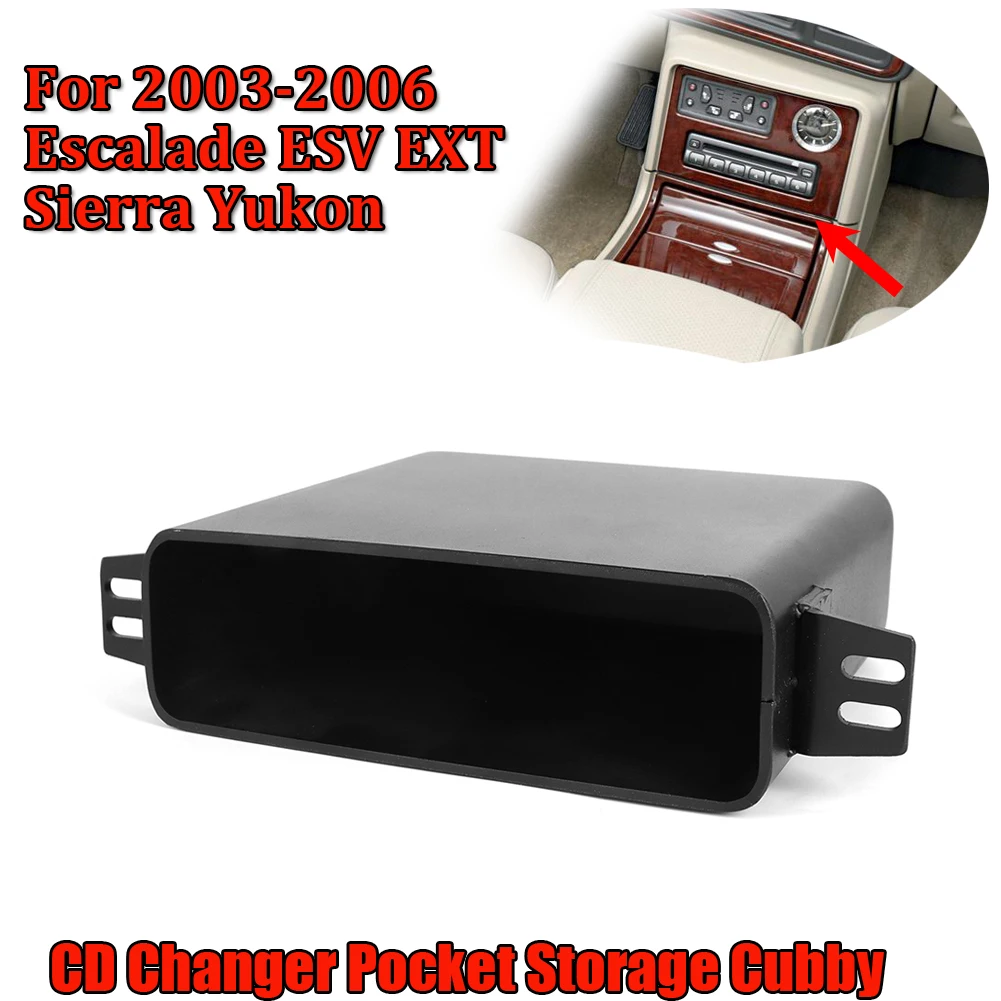 Для 2003-2006 Escalade ESV EXT Sierra Yukon консоль задний карман для радиоприемника Cubby замены