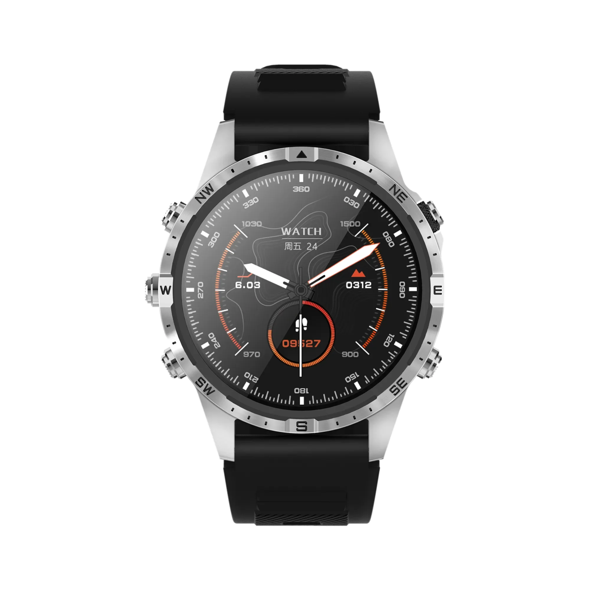 

Smart Watch Business Sports 1.6-inch Screen Titanium Alloy Men's Reinforced Smart Watch Bluetooth Call 100+Sport Mode NFC GPS