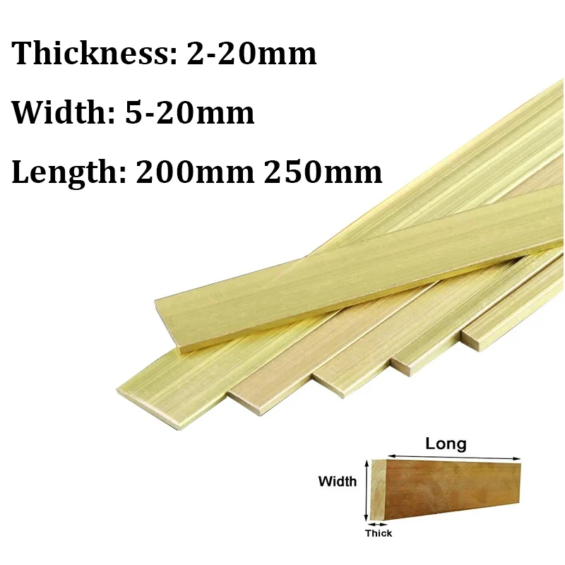 

Латунные плоские рейки для инструментов