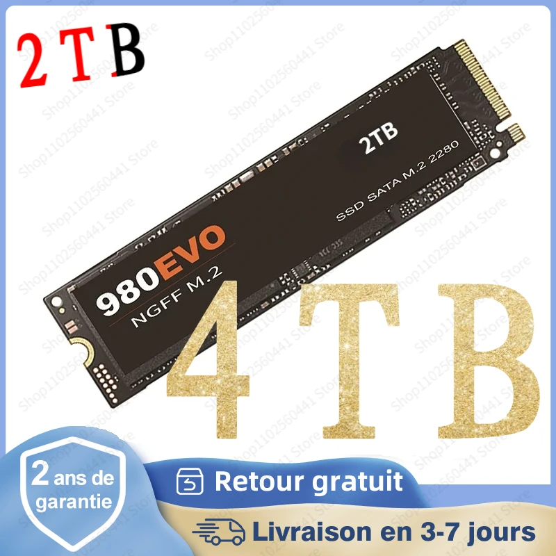 

Original 4TB 2023 SSD M2 NGFF 980 EVO Plus Internal Solid State Drive 1TB hdd Hard Disk 970 PRO M.2 2TB for laptop Computer