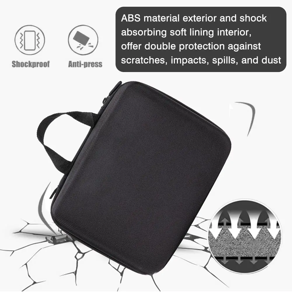 for Baofeng 2 Way Radio Case Carring Handbag Storage for BAOFENG UV-5R Walkie Talkie UV5R Bag Black