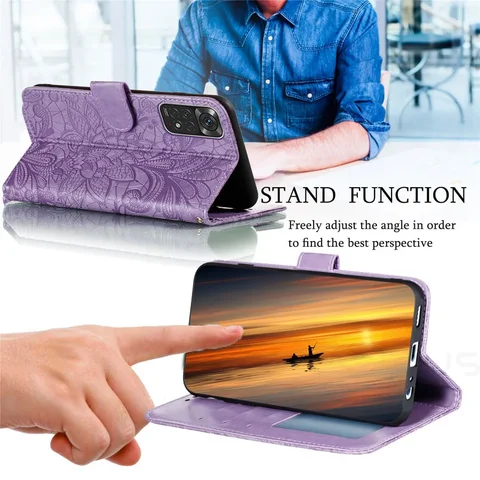 Чехол-кошелек для Xiaomi Redmi 13 12 A2 A1 13C 12C 10 10C Note 13 12 Pro 4G 5G 11 Poco F5 Pro Flower Flip Book Stlye Leather