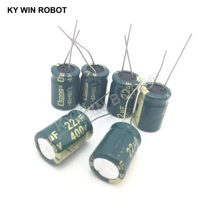 10 шт. Алюминиевый электролитический конденсатор 22 мкФ 400 В 13*17 мм радиальный