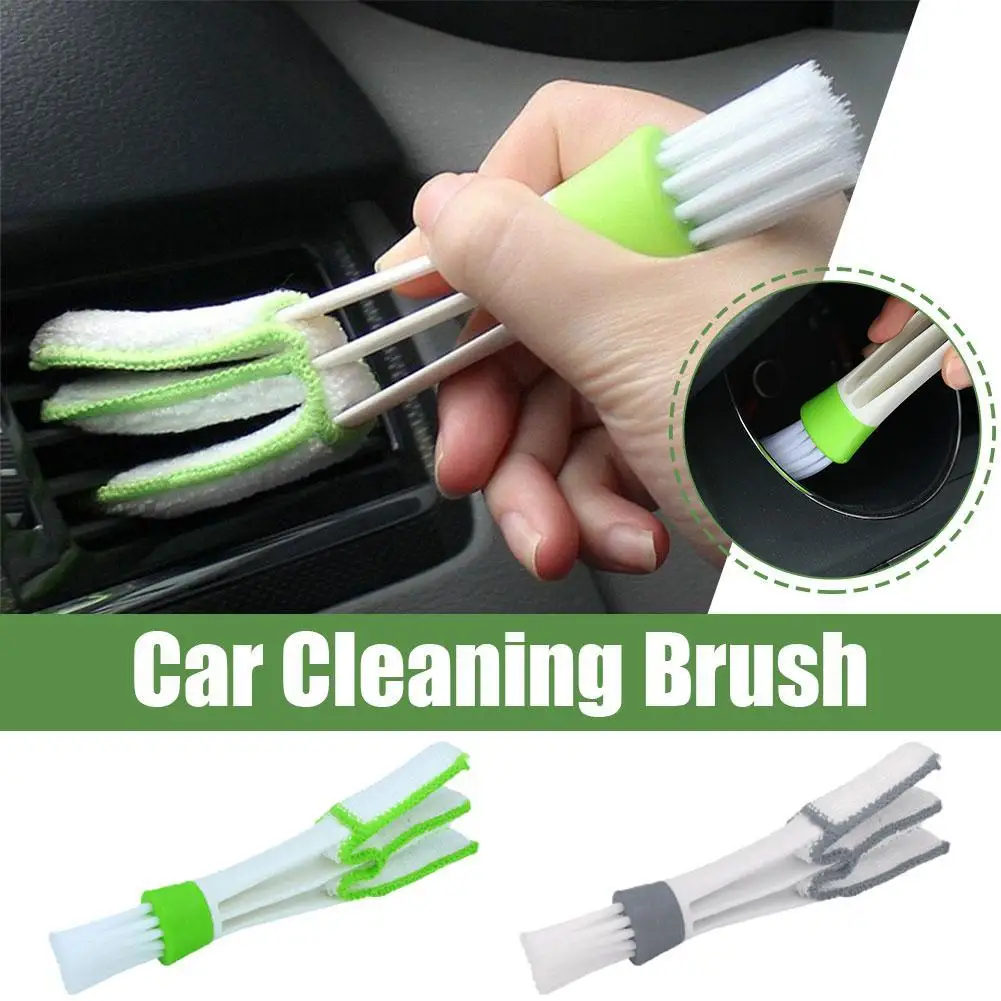 

Car Cleaning Brush Air Conditioner Vent Cleaner Detailing Dust Removal Blinds Duster Outlet Brush Car-styling Auto Accessories