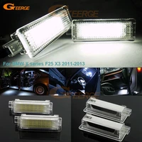 for bmw x series f25 x3 2011 2012 2013 excellent led courtesy footwell under door light lamp no error car accessories