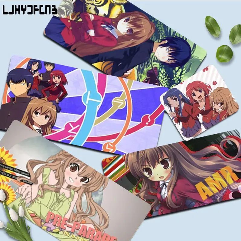 

LJHYDFCNB Toradora Mousepad girl pad Keyboards Mat Rubber Gaming mousepad Desk Mat Size for large Edge Locking Game Keyboard Pad