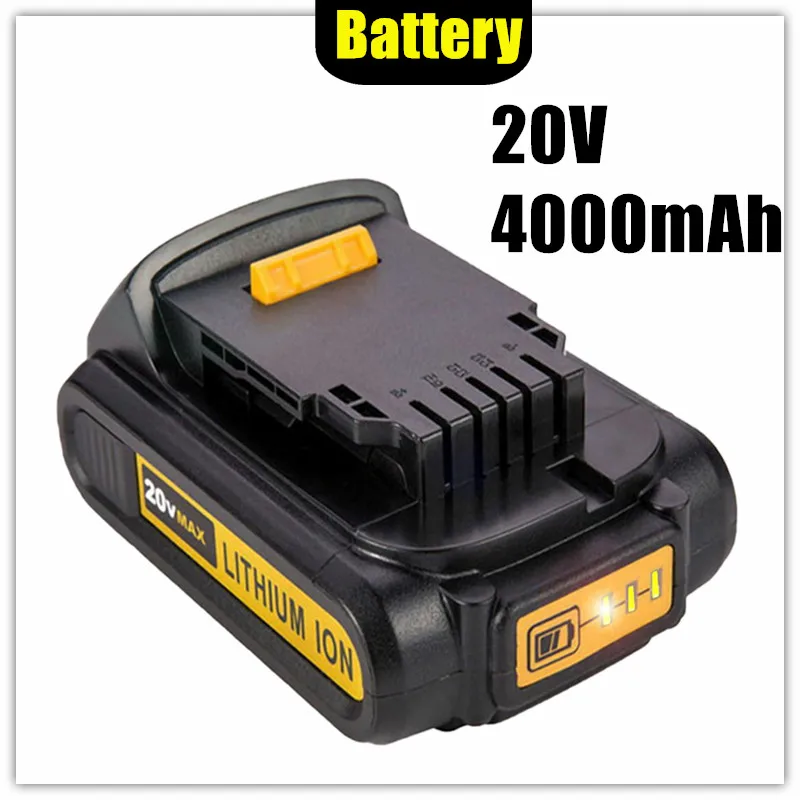 

Brushless Tools 20V 4000mAh DCB200 Battery DCB203 DCB181 DCF880 DCB201-2 L50 Rechargeable Power Tool Lithium Battery