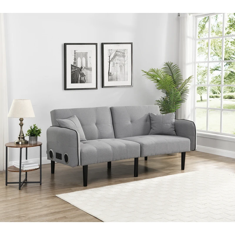 

Современные минималистичные складные диваны, оттоманка, диван-кровать со стереозвуком, мебель для гостиной