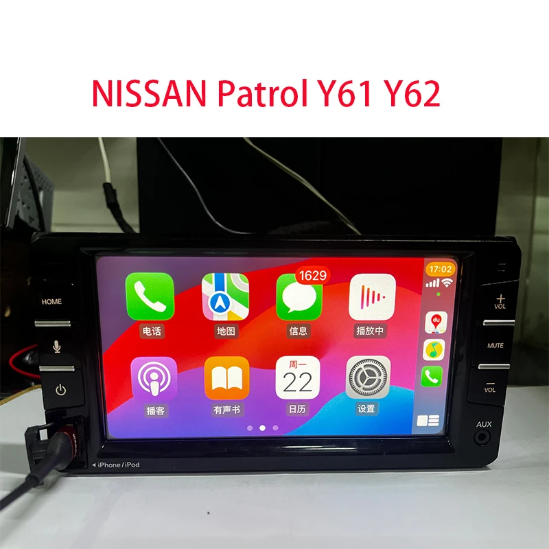 Для NISSAN патруль Y61 Y62 Infiniti clarion с carplay Android авто Bluetooth USB Airplay Автомобильный