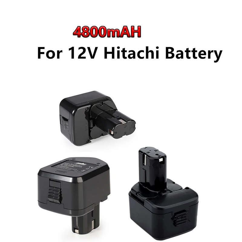 

For Hitachi 4.8Ah 12V NI-MH Replacement Drill Tool Battery for Hitachi EB1214S EB1220BL WR12DMRCD4D DH15DV C5D DS FWH WR Series