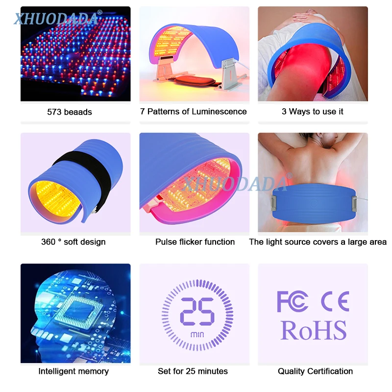 Светодиодная фотонсветильник лампа для фотонной терапии устройство потери веса