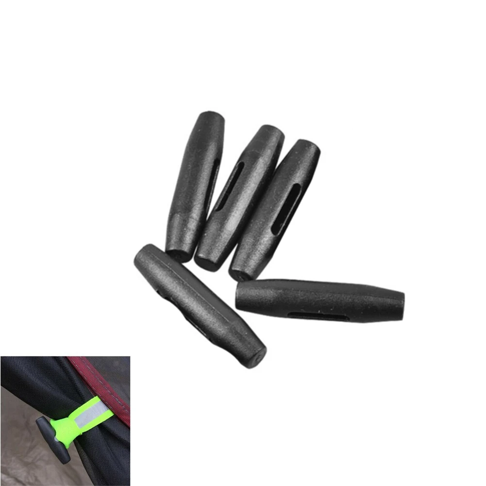 

5pc Camping Tent Fly Roll Up Buckle Inner Tent Duffle Toggle Stopper Olive Buckle For Webbing Strap Rubber O Ring Tent Accessory
