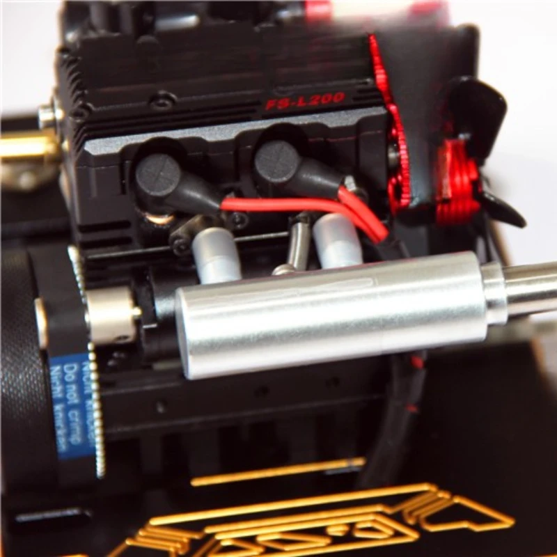 Двухцилиндровый четырехтактный двигатель модель двигателя металлический