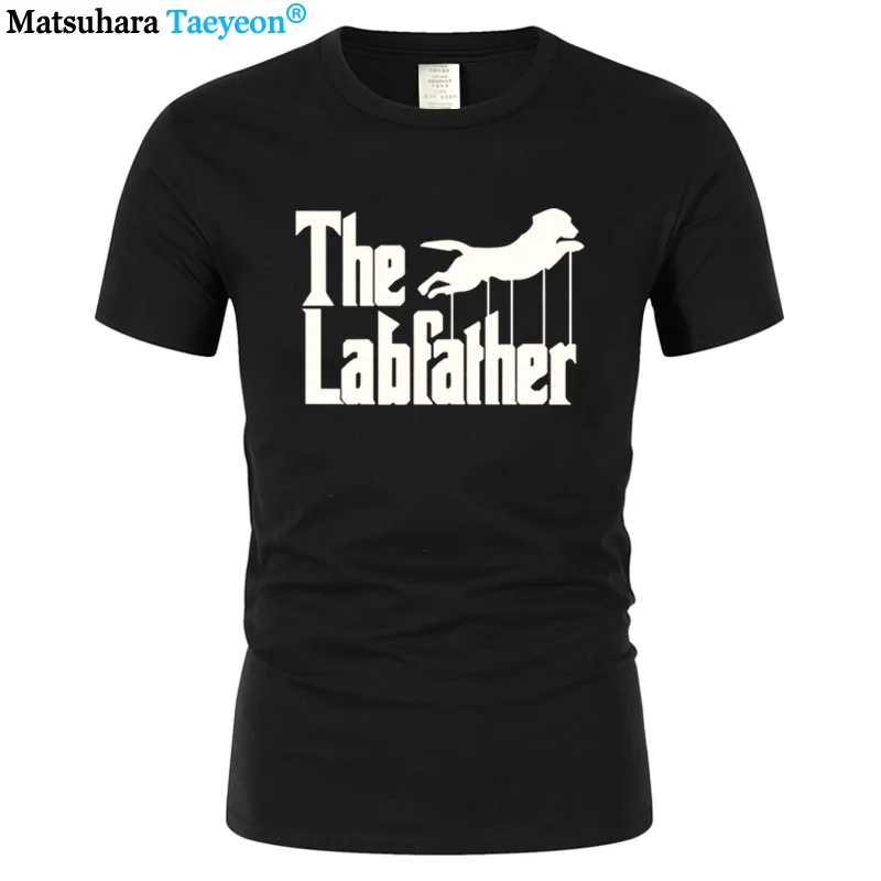 

Новые футболки Labfather, лабрадор, ретривер, собака, забавный графический рисунок на день рождения, Модная хлопковая футболка с коротким рукавом и круглым вырезом в стиле Харадзюку