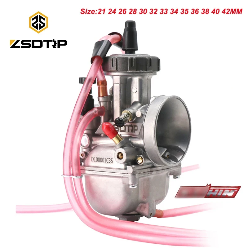 Универсальный мотоциклетный карбюратор ZSDTRP PWK для двигателя Keihin Racing Carb 2T 4T 21 24 26 28