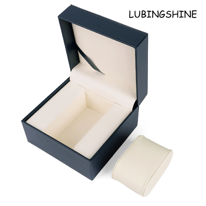 

LUBINGSHINE Cases Adapted for Holding Watches Square Leather Flip-top Storage Watch Jewelry Box