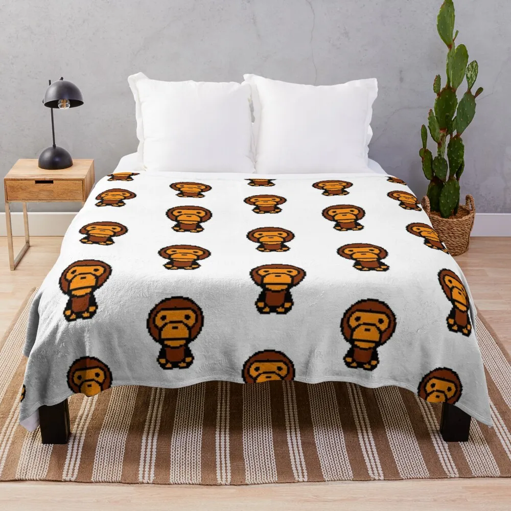 

Baby Milo Pixelated Throw Blanket blankets for bed retractable and reclining sofa blanket