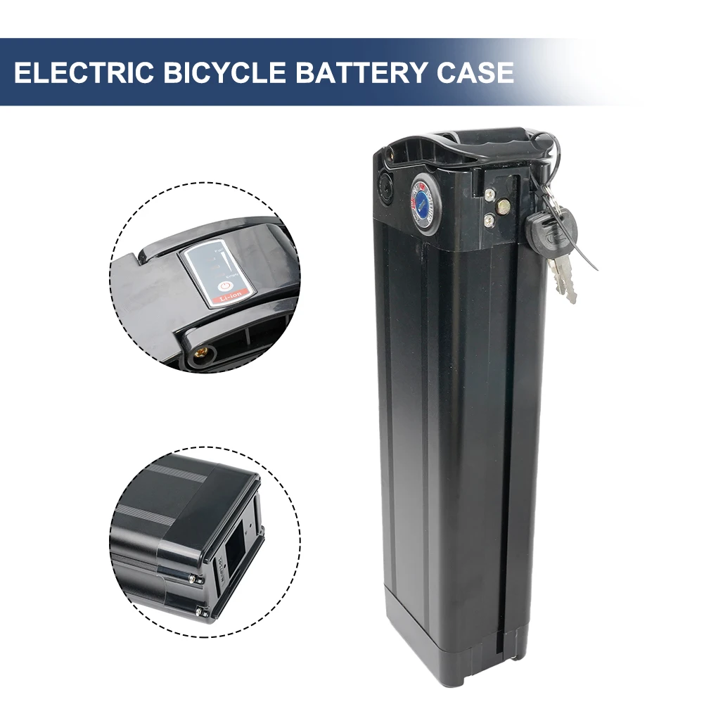 

Durable High Quality Battery Box Case E-bike Battery 1865 Lithium 1PCS Bicycle Parts Replacement Charge Display