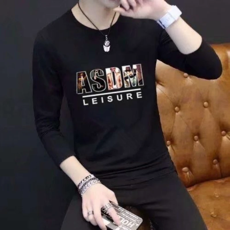 

Long Sleeves CASUAL MAN T-SHIRT Tight Tshirts For T Shirt Clothing Free Shiping Costume Pattern Harajuku Hipster Streetwear