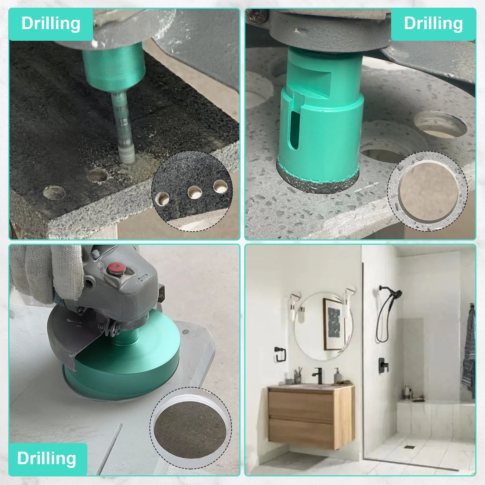 Коронки для алмазного сверла LEKOMESH 25/35/100 мм