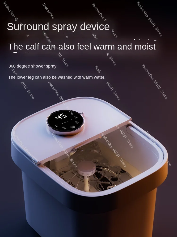 Автоматическая электрическая ванна для ног бытовой аппарат педикюра и с