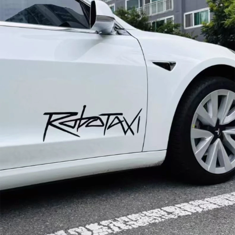 Водонепроницаемая наклейка PET Robotaxi для Tesla Model 3 Y S X 2026 2025, 20x7см50x18см, на заказ, для кузова, внешние аксессуары (art.: 3920db8bc68ef) - 3920db8bc68ef