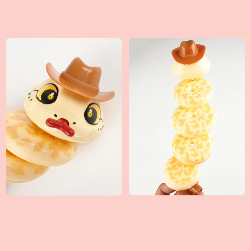 Обучение витым балансом качающимся креативным зеленым/желтым качающейся змеей