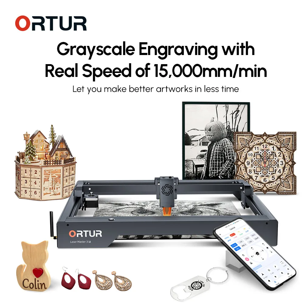 Ortur-Cortadora láser Master 3 LE, máquina de grabado portátil, herramientas de corte...